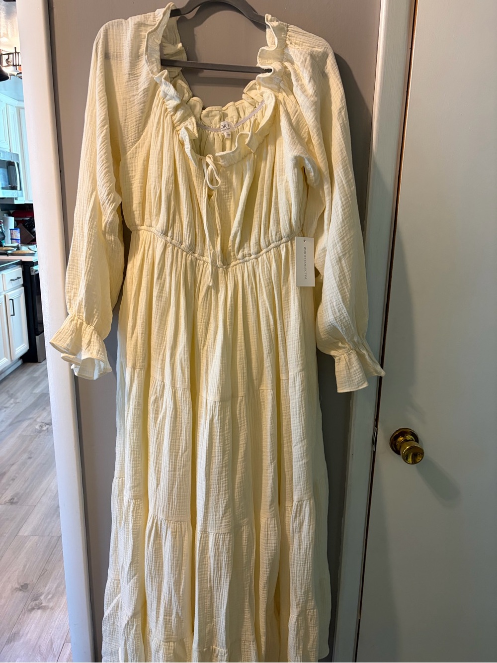 Worth Collective Bump Friendly Golden Hour Maxi Dress